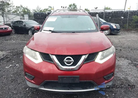 2015 Nissan Rogue Sv из США, поврежденный, VIN KNMAT2MT0FP551184